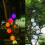 Χρώμα που αλλάζει κρέμονται Wind Chimes ηλιακή Powered LED μπάλα φώτα κήπου υπαίθρια 9