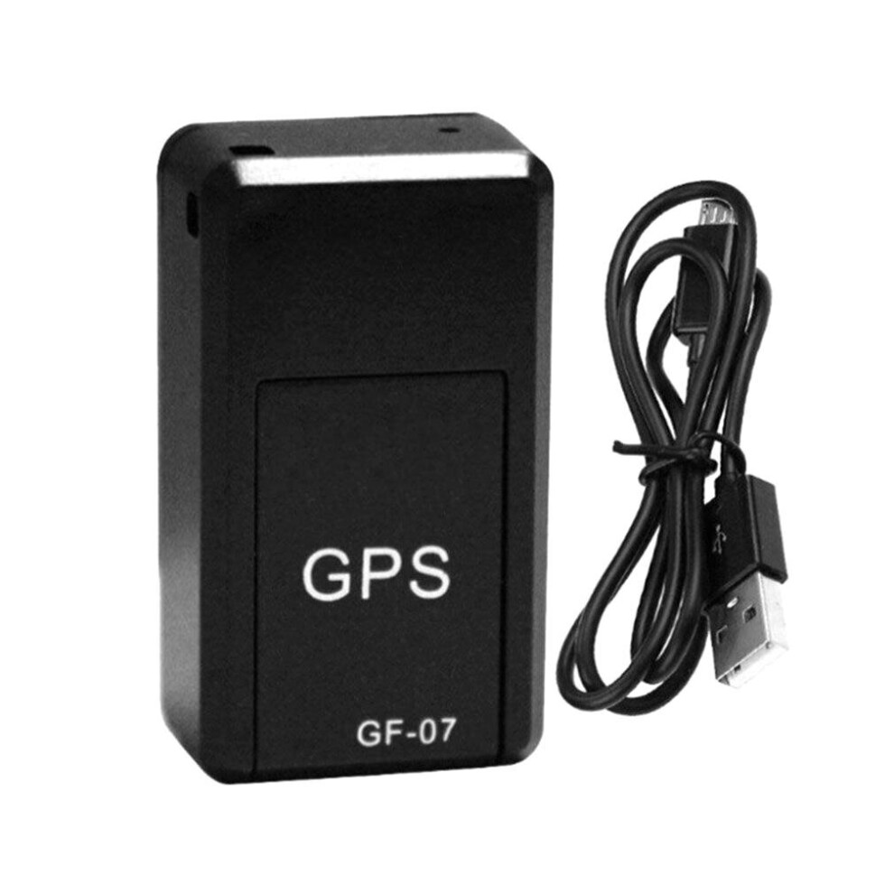 (64Gb) Gf07 Magnetic Mini Car Tracker Gps Real Time Tracking Locator Device Magnetic Gps Tracker Real-Time Vehicle Locator Light/Black 3503942320436