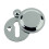 (Chrome) Keyhole Cover Escutcheon Covered Plate Draught Excluder Lock Cover Victorian 4