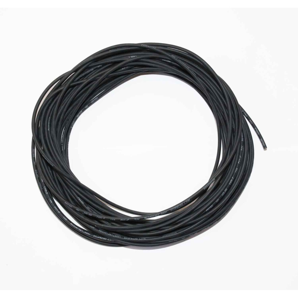 (25m) Solar Panel PV Cable, Cut to Length, TUV double insulated, 1800V, low voltage drop 4mm