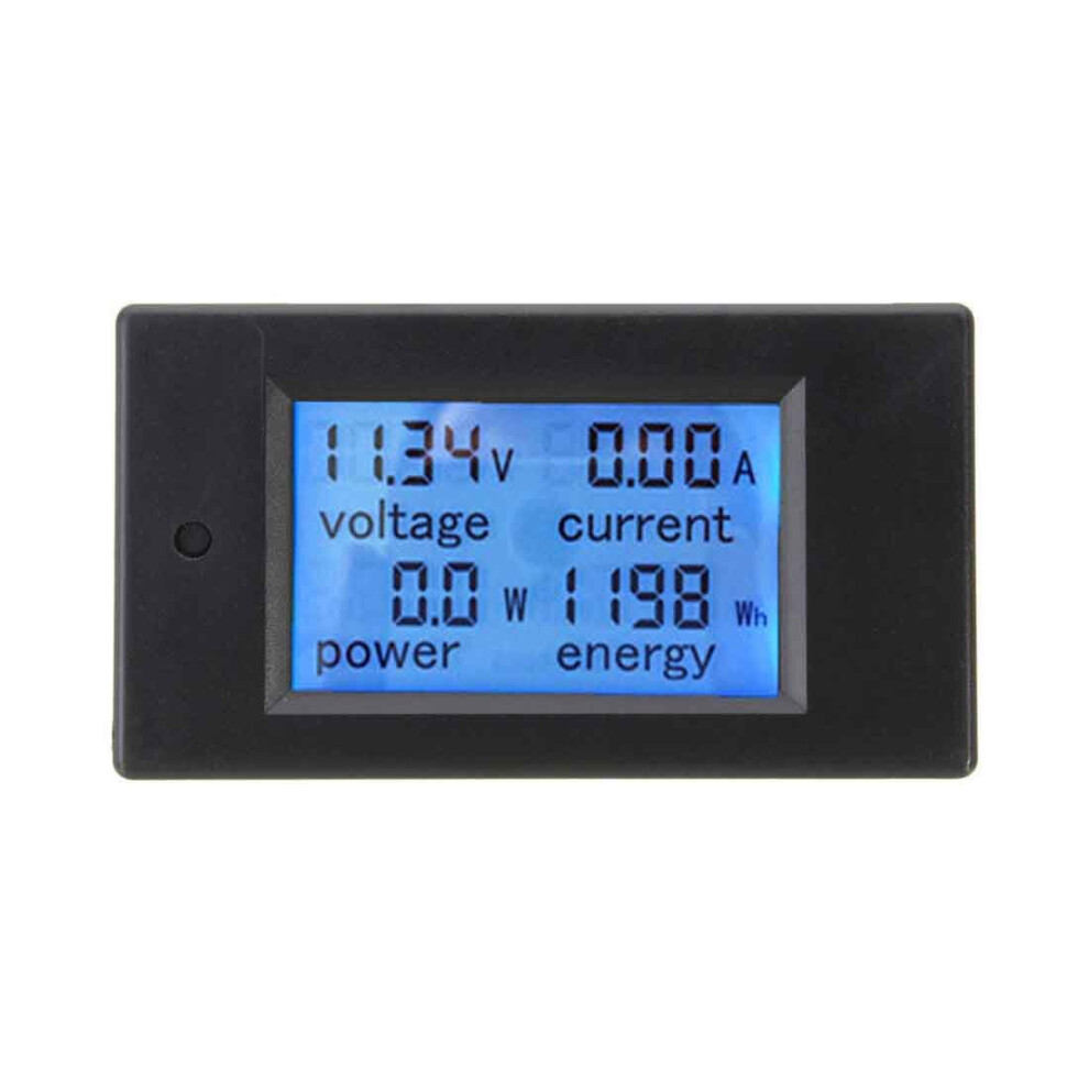 (0-100A with Shunt) Digital DC Watt Meter 12v 24v 48v Voltage Current Battery Monitor Solar Power