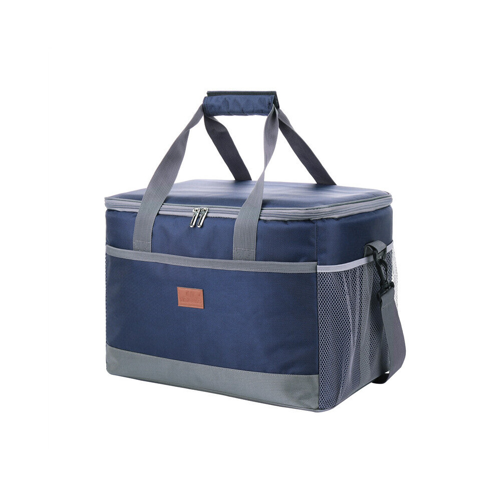 (Blue) Insulated Cooler Bag for Camping/BBQ - Large 30L