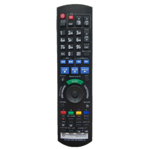 Remote for Panasonic DVD Recorder with HDD & Freeview HD N2QAYB001059