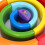 Vinsani Wooden Rainbow Stacker Learning Educational Stacking Toy 7PCS 5