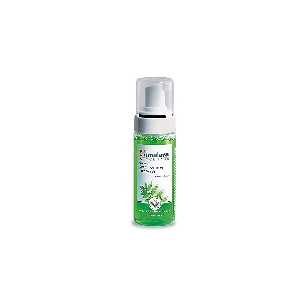(Pack of 1) Himalaya Neem Foam Face Wash 150ml, Cleans Face ,Foam Face Wash,Prevents Recurrence of Acne