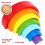 Vinsani Wooden Rainbow Stacker Learning Educational Stacking Toy 7PCS 2