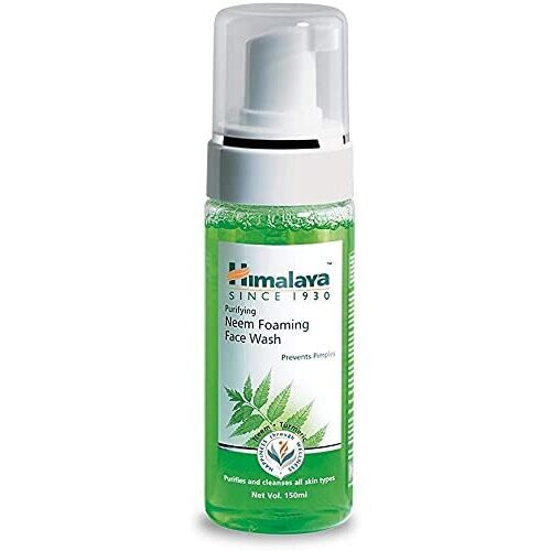 Himalaya (Pack of 2) Himalaya Neem Foam Face Wash 150ml, Cleans Face ,Foam Face Wash,Prevents Recurrence of Acne