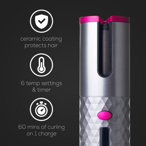 Envie Automatic Cordless Hair Curler with Adjustable Temperature 1