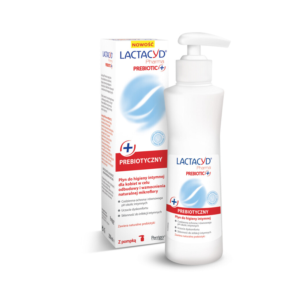 Lactacyd Pharma Prebiotic +, intimate hygiene liquid, 250ml