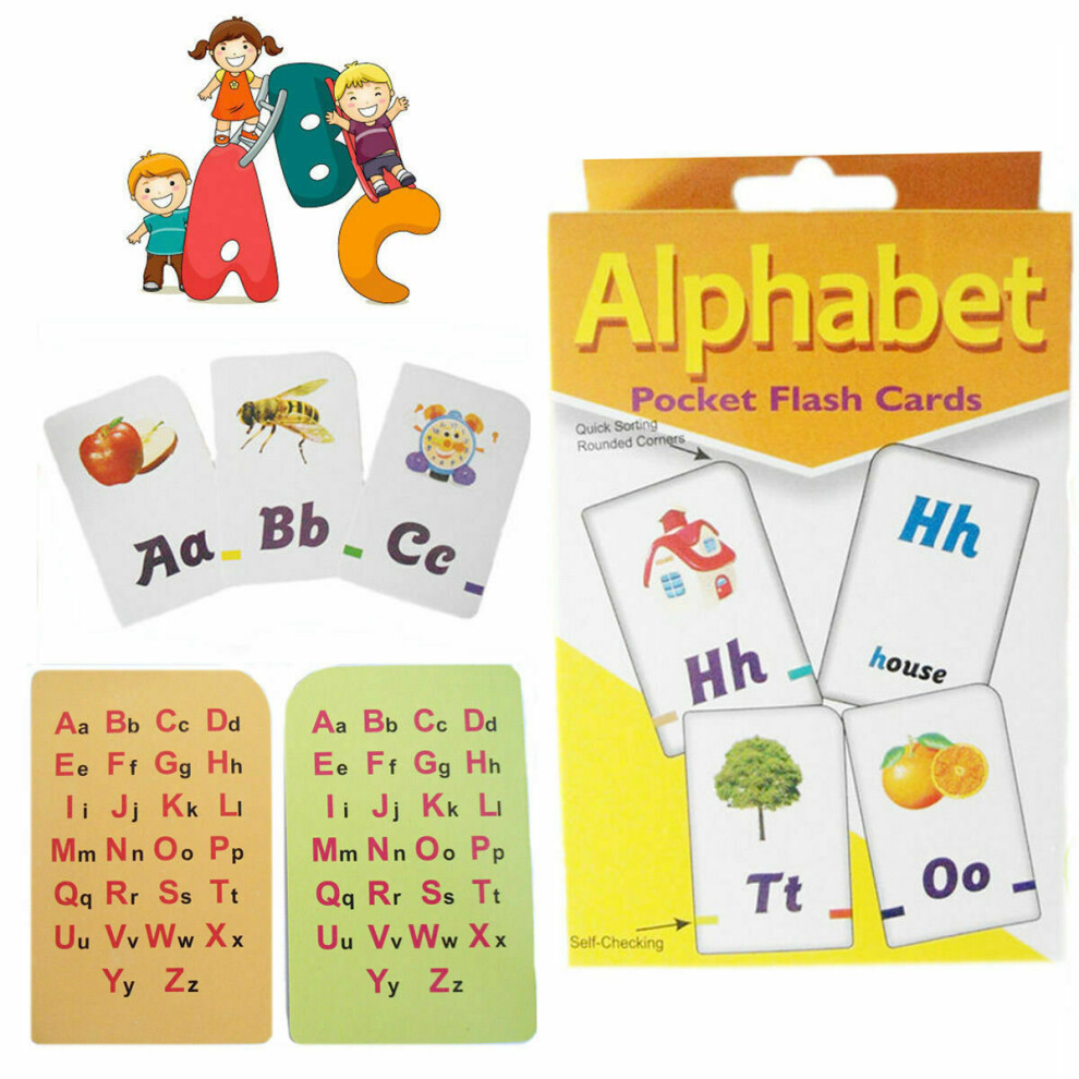 Flashcard ABC Alphabet Read Count Educational Study