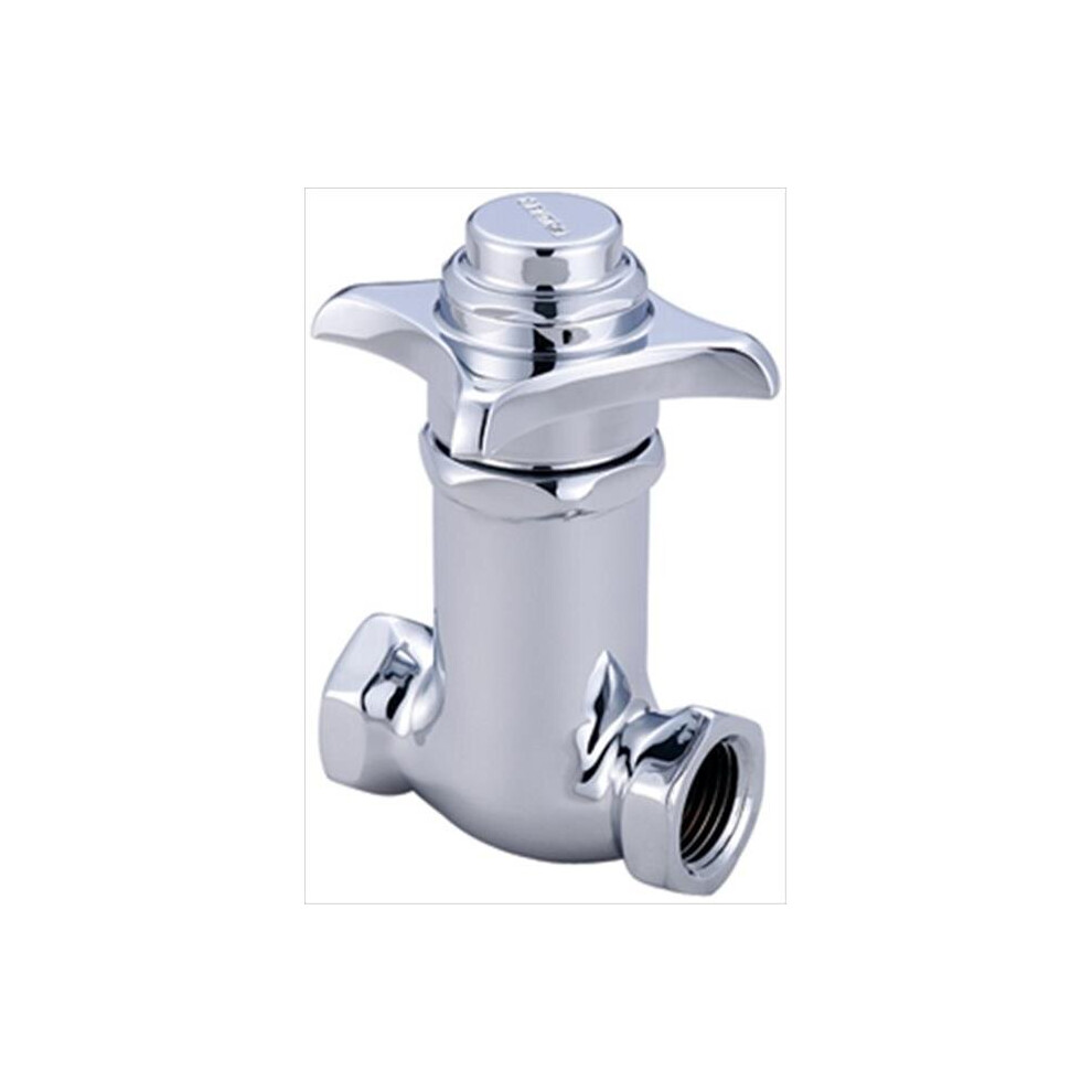 Photos - Tap / Valve / Fitting Central Brass 0331.5 Self-Closing Straight Stop 0331-1/2 