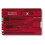 Victorinox (red) Genuine Victorinox Swiss Card - various colours - Multi Function Swisscard Tool 1