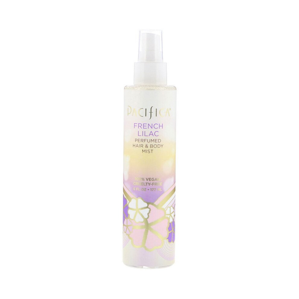 Pacifica, French Lilac Perfumed Hair & Body Mist, 6 fl oz (177 ml)