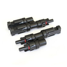 (T-Branch Pair Series Connectors, x5) Solar Panel T/Y Branch Cable Connector Diode Fuseholders Splitters & Coupler Fuse Triple