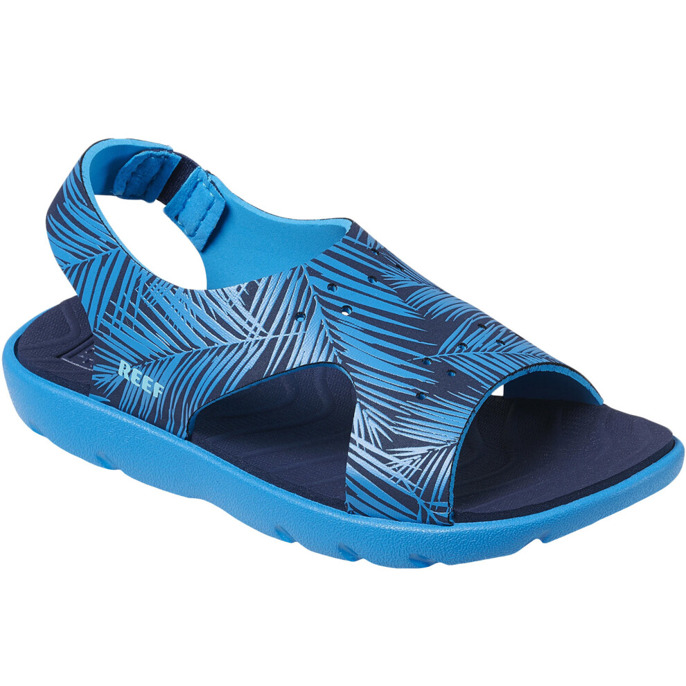 (2/3K, Navy) Reef Little Beachy Kids Boys Summer Beach Holiday Pool Flip Flops Sandals - Navy