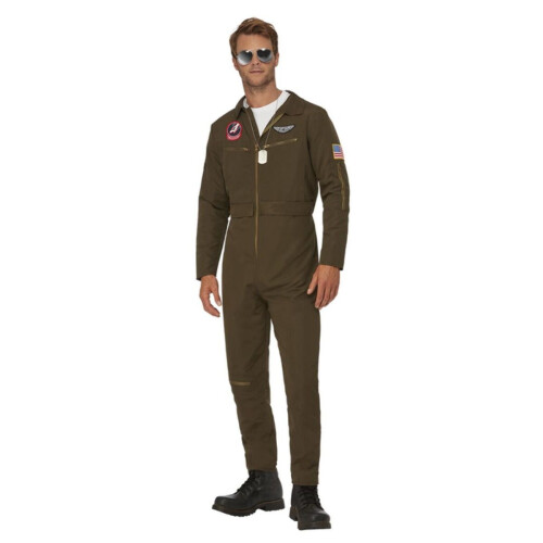 Smiffy's (M) Top Gun Men's Aviator Costume - Medium & Large