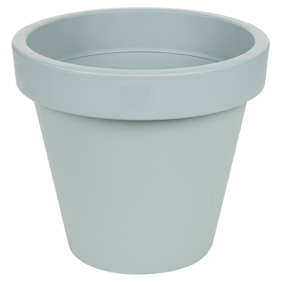 (Eggshell Blue) Strong Round Plastic Irrigation System Plant Pots