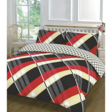 (Hardy Black , Double) Hardly Duvet Cover Set Pillow Cases Size