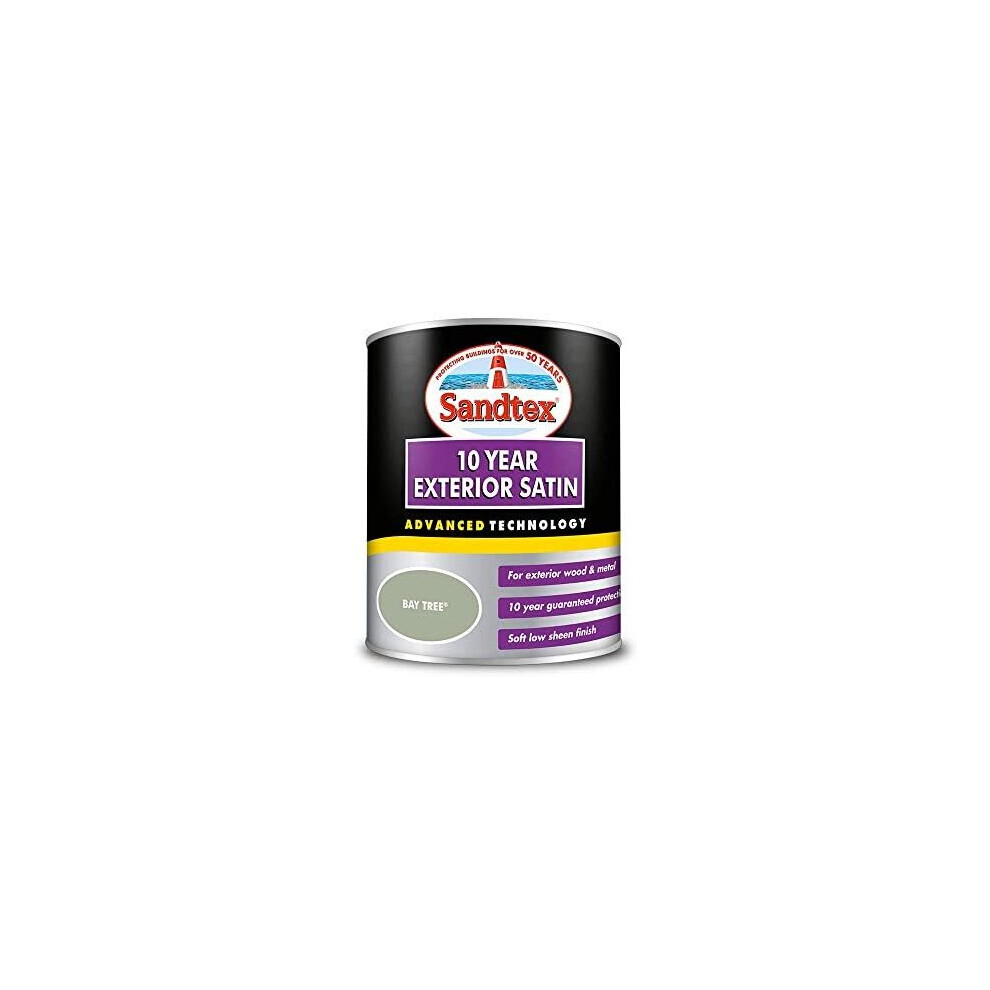 Sandtex 10 Year Exterior Satin Bay Tree 750Ml