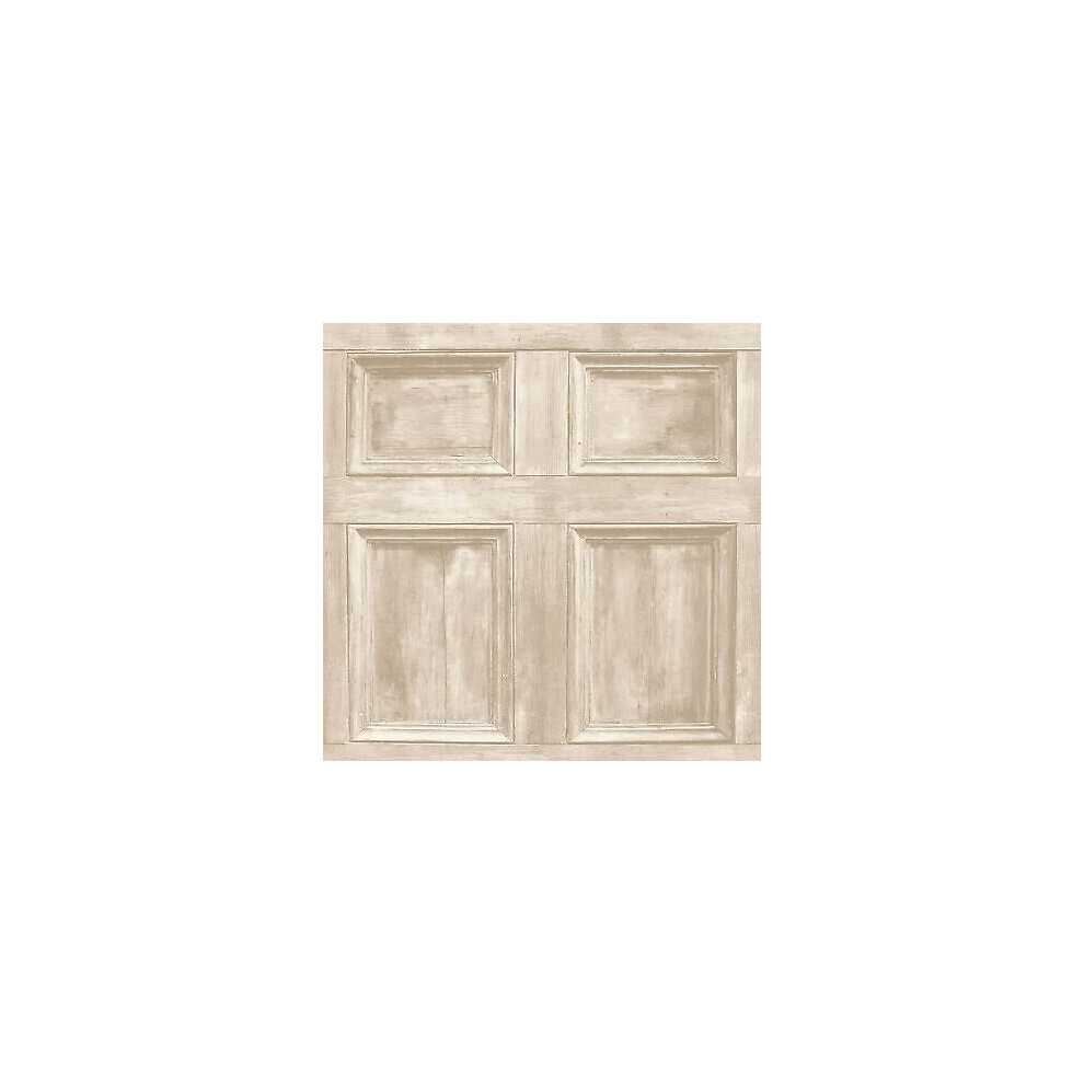 Brewster FD31054 Wood Panel Wallpaper-Cream