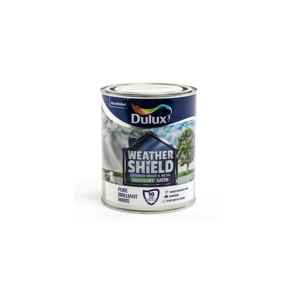 Dulux Weathershield PBW Exterior Satin 750ml