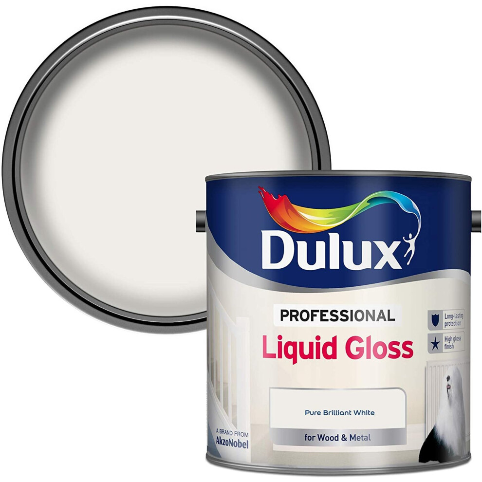 Dulux 2.5L - Professional Liquid Gloss Pure Brilliant White