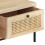 VidaXL vidaXL Solid Mango Wood Coffee Table Natural Cane Accent Desk Living Room 6