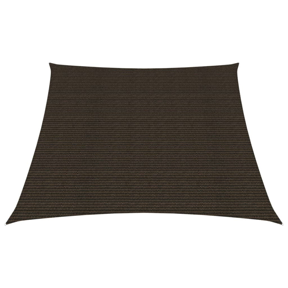 Vidaxl Sunshade Sail 160 G/M² Brown 3/4X2 M Hdpe Sunscreen Patio Shade Canopy
