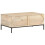 VidaXL vidaXL Solid Mango Wood Coffee Table Natural Cane Accent Desk Living Room 5