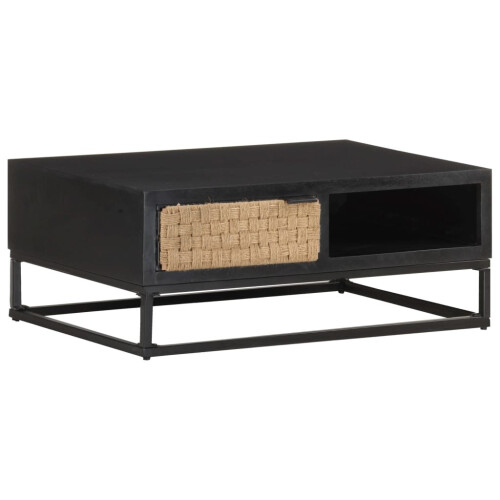 VidaXL vidaXL Solid Mango Wood Coffee Table Wooden Couch Accent Desk Living Room