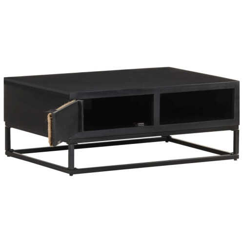 VidaXL vidaXL Solid Mango Wood Coffee Table Wooden Couch Accent Desk Living Room 2