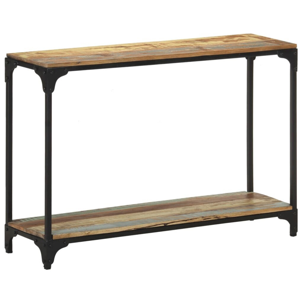 vidaXL Console Table Solid Reclaimed Wood Wooden Hallway Hall Desk Indoor