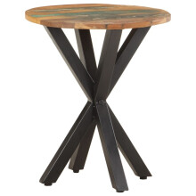 vidaXL Side Table Solid Reclaimed Wood Wooden Sofa Couch End Desk Living Room
