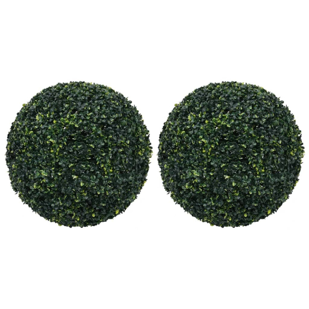 Vidaxl 2X Artificial Boxwood Balls 52 Cm Floral Hanging Decoration Fake Plant