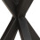 VidaXL vidaXL Solid Mango Wood Side Table with Iron Legs – 48x48x56 cm, Natural Finish 4