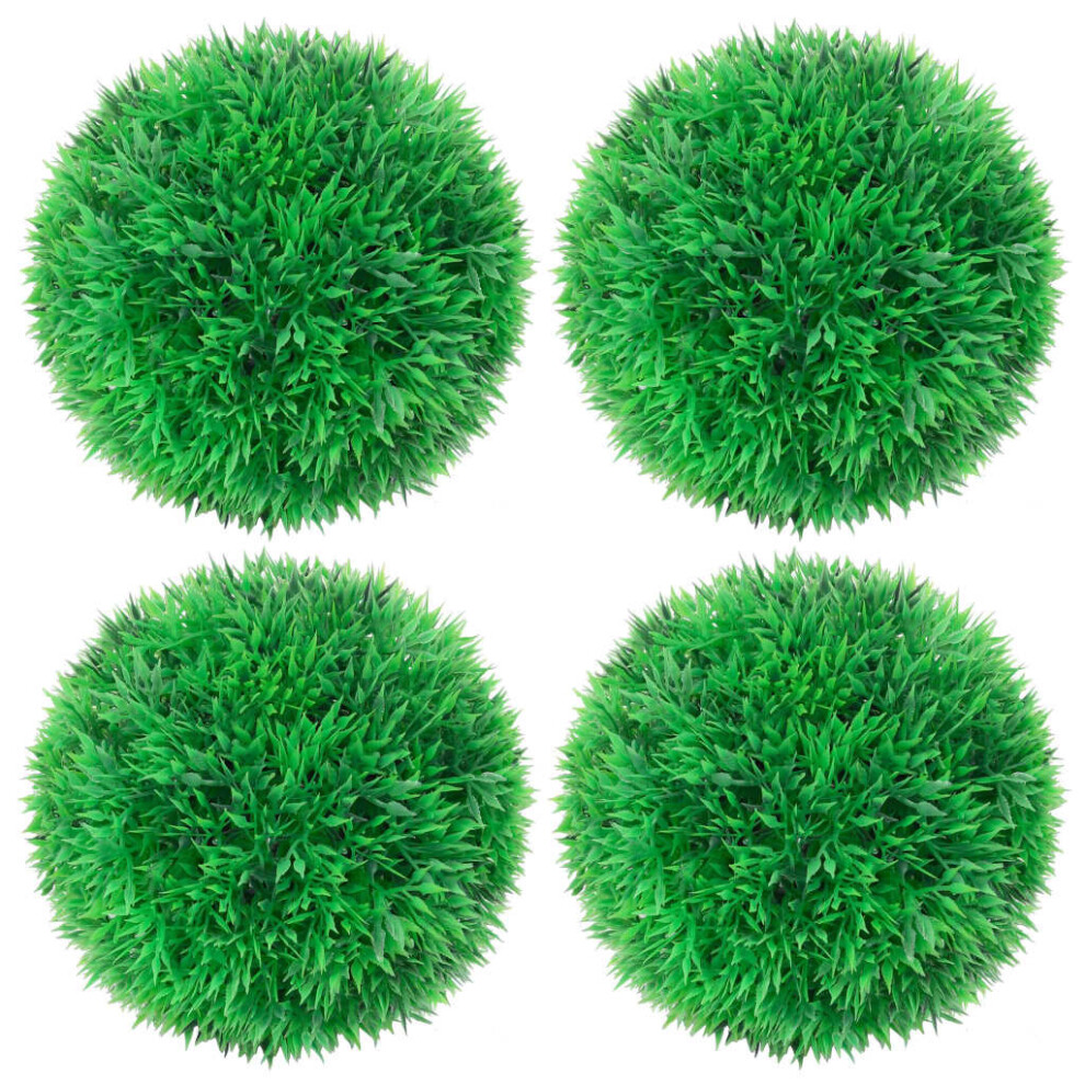 vidaXL 4x Artificial Boxwood Balls 12 cm Fake Plant Floral Hanging Decoration