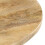 VidaXL vidaXL Solid Mango Wood Side Table with Iron Legs – 48x48x56 cm, Natural Finish 5