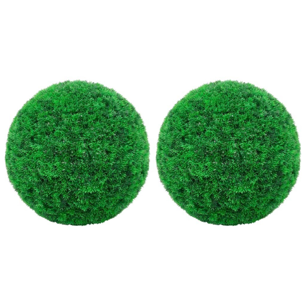 vidaXL 2x Artificial Boxwood Balls 52 cm Fake Plant Floral Hanging Decoration
