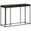 VidaXL vidaXL Solid Acacia and Mango Wood Console Table Black Carved Hall Accent Desk 8