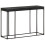 VidaXL vidaXL Solid Acacia and Mango Wood Console Table Black Carved Hall Accent Desk 7