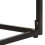 VidaXL vidaXL Solid Acacia and Mango Wood Console Table Black Carved Hall Accent Desk 5