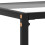 VidaXL vidaXL Console Table Transparent 60x35x75 cm Tempered Glass Side Hall End Desk 5