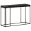 VidaXL vidaXL Solid Acacia and Mango Wood Console Table Black Carved Hall Accent Desk 9