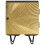 VidaXL vidaXL Bedside Cabinet Side Table with Brass Front Bedstand Solid Mango Wood 2