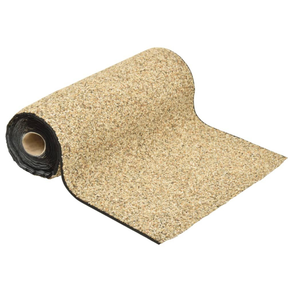 vidaXL Stone Liner Natural Sand 150x40 cm Pond Lining Underlay Tarp Garden