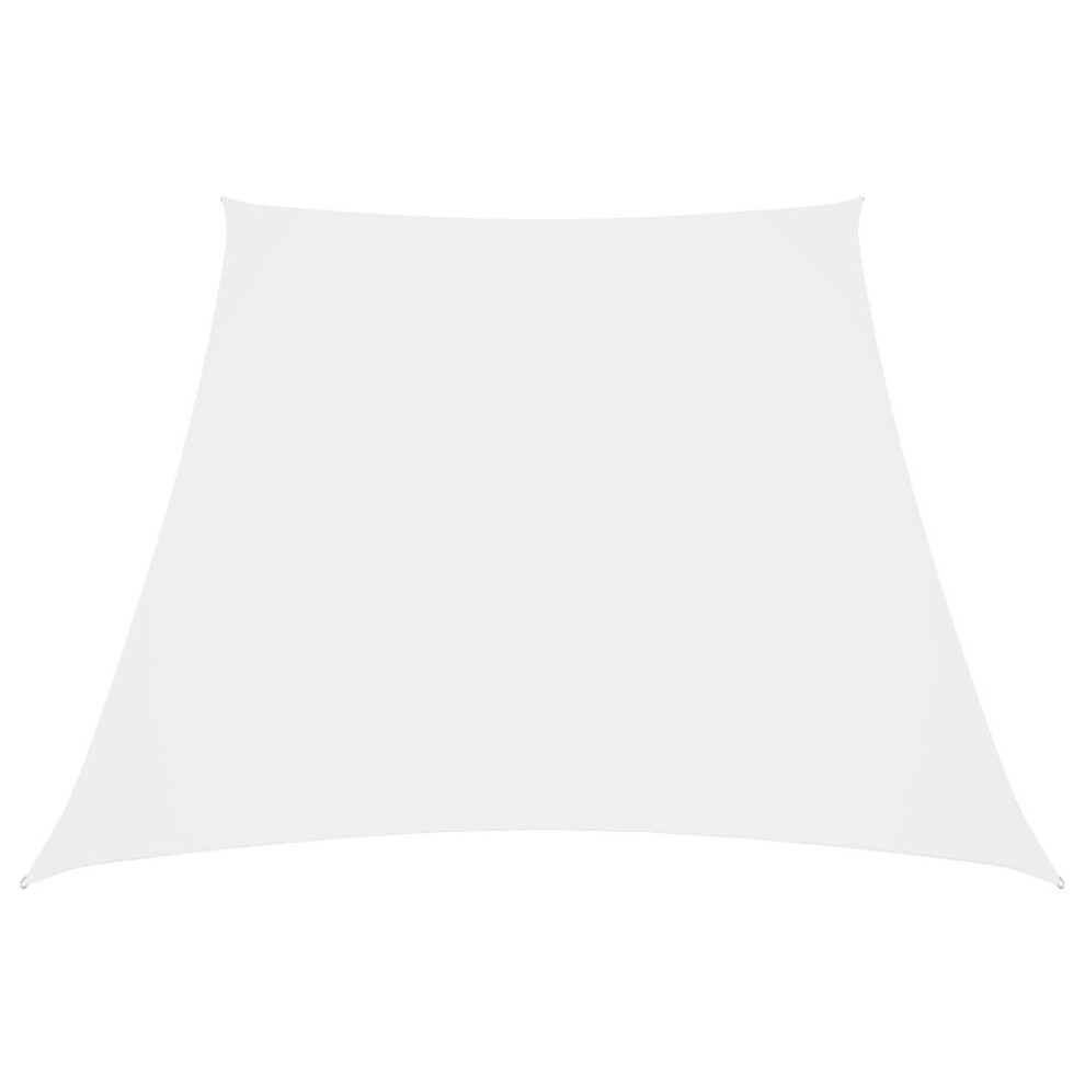 Sunshade Sail Oxford Fabric Trapezium 3/4x3 m White