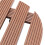 VidaXL vidaXL Pflanzenroller 2 Stk. Braun Ø30x7,5 cm WPC 4