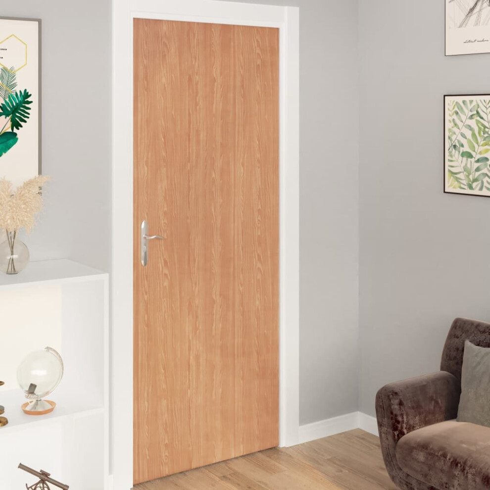 vidaXL 2x Self-adhesive Door Films Ahorn PVC Privacy Home Window Decoration