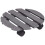 VidaXL vidaXL Pflanzenroller 2 Stk. Grau Ø30x7,5 cm WPC 2