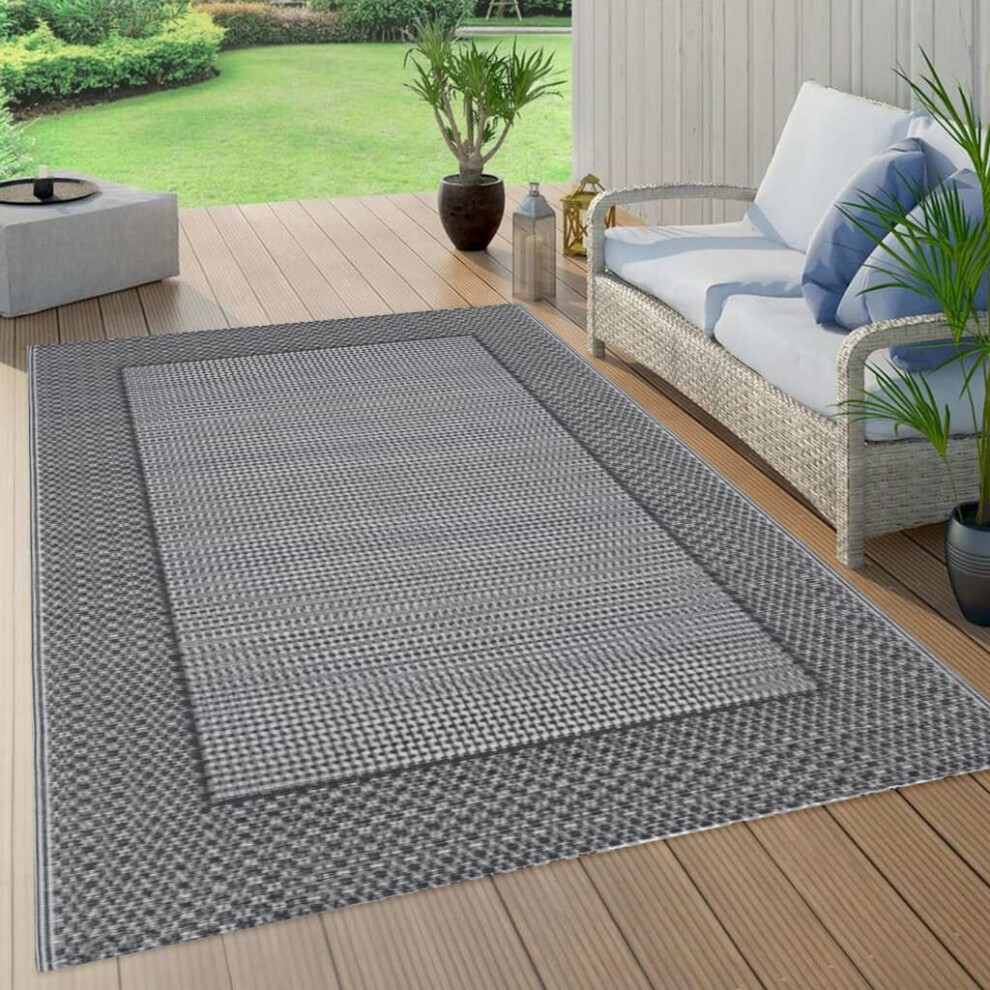 Outdoor Carpet Grey 120x180 cm PP